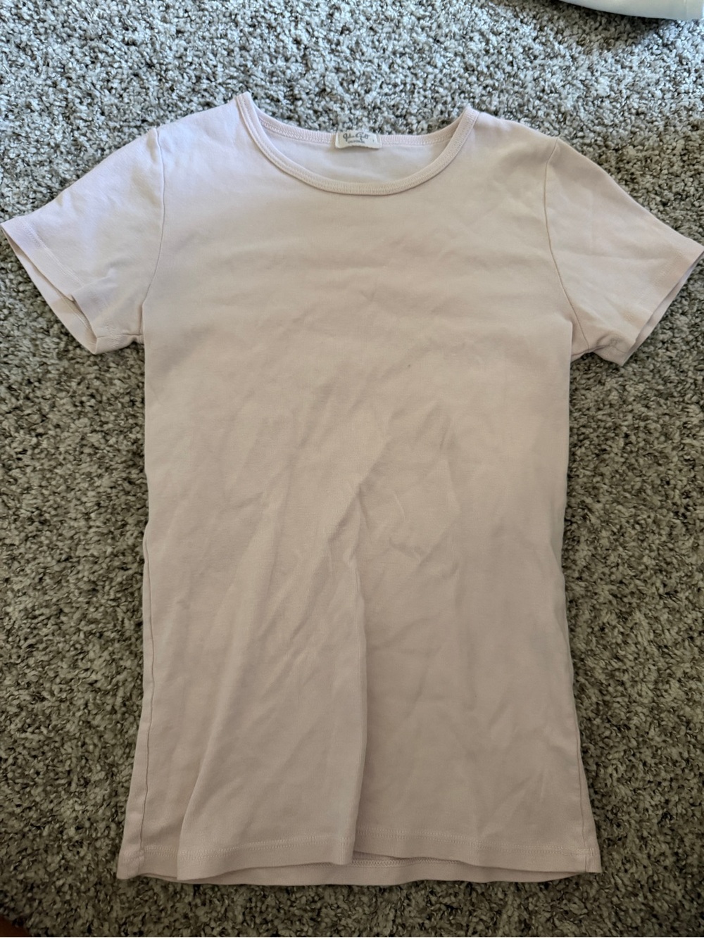 John Galt Light Pink Women's Crewneck Tee
